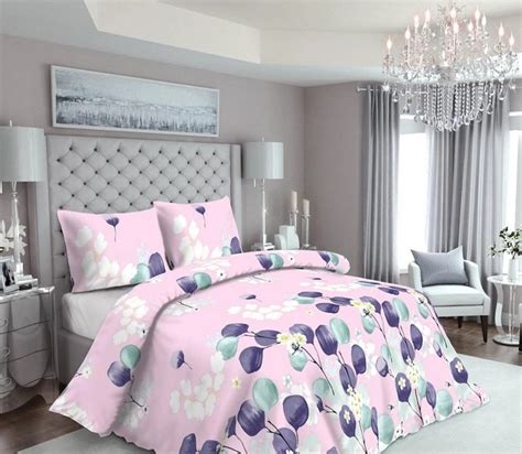 Комплект постельного белья Наша Швейка (простынь на резинке) Бязь Цветы ...