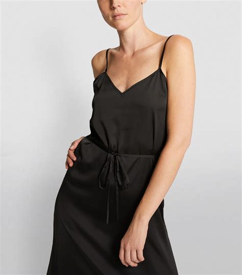 Claudie Pierlot Black Camisole Midi Dress Harrods Uk