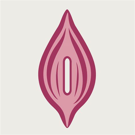 female vulva icon logo for gynecological health theme 23631063 Vector