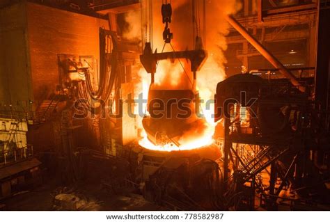 Steel Production Steelmaking Furnace Stock Photo (Edit Now) 778582987