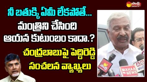 Minister Peddireddy Ramachandra Reddy Sensational Comments On