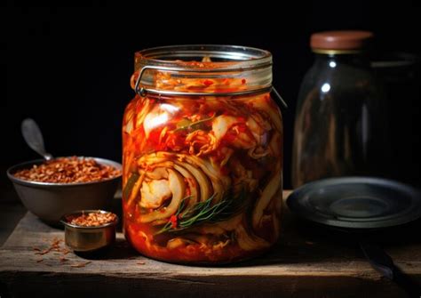 Premium AI Image | A vegan kimchi made without fish sauce