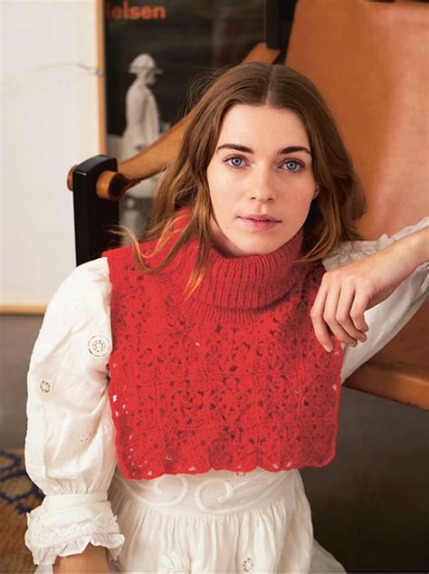 Ravelry Fleur Neck Pattern By Sandnes Garn