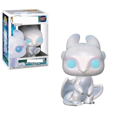 Funko Pop Jak Wytresowa Smoka Light Fury Oficjalne