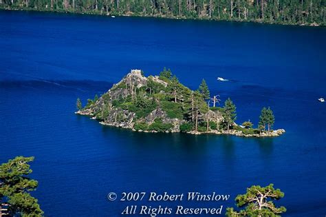 Fannette Island is the only island in Lake Tahoe, California/Nevada ...