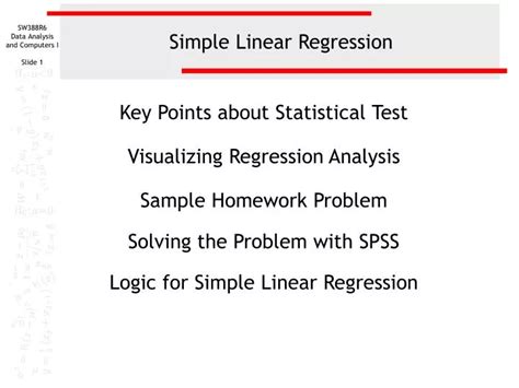 Ppt Simple Linear Regression Powerpoint Presentation Free Download Id6791275