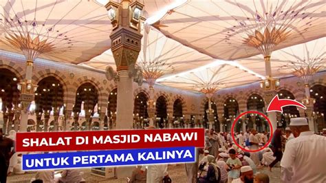 Momen Yang Dinantikan Untuk Pertama Kalinya Melihat Shalat Di Masjid