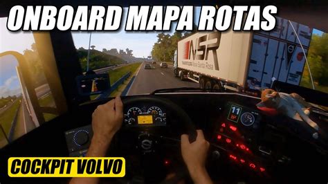 Euro Truck Simulator Volvo Onboard Realista No Mapa Rotas Brasil