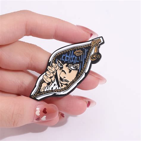 Animation Peripheral Bizarre Adventure Cartoon Character Enamel Pin Jojo Enamel Brooch Souvenir