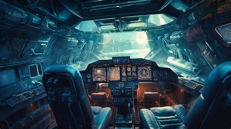 Premium Photo | A picture showing the cockpit of a fighter jet