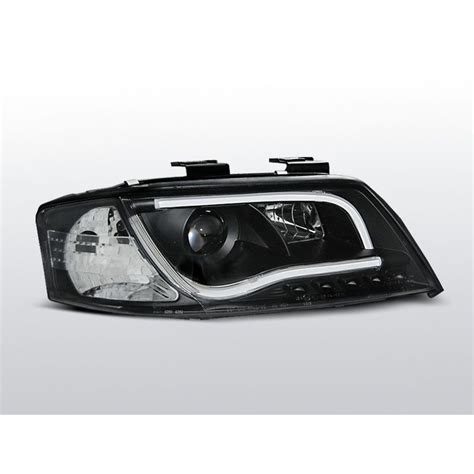 Phares Avant Tube Light Drl Audi A C Noir