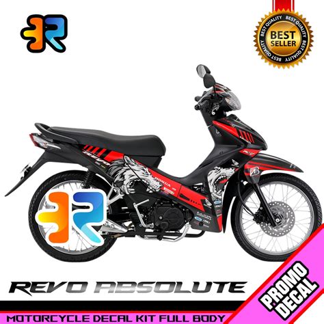 Jual Decal Motor Revo Absolute Desain Wolf Serigala Sticker Decal Full