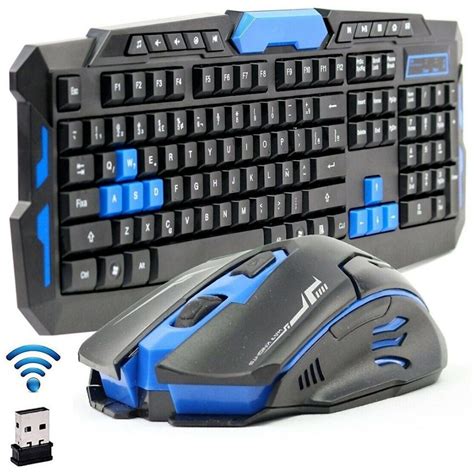 COMBO TECLADO MOUSE GAMER INALAMBRICO GAMING HK8100 WIRELESS 2 4GHZ