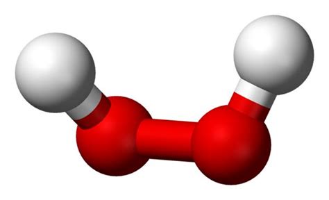 Hydrogen Peroxide Molecule Diagram