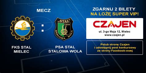 Zgarnij 2 bilety na lożę SUPER VIP FKS Stal Mielec SA