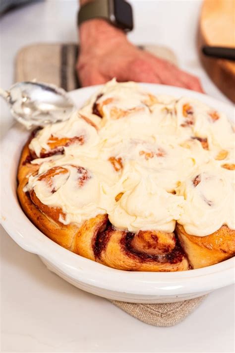 Lemon Raspberry Cinnamon Rolls Wyse Guide