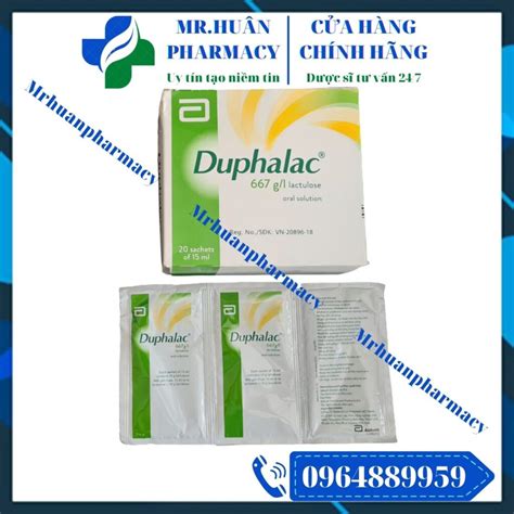 Thuốc Nhuận Tràng Duphalac Hộp 20 Gói Thuốc điều Trị Táo Bón