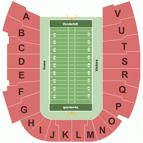 Vanderbilt Stadium Seating Chart - Stadium Seating Chart