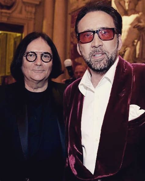 Renato Zero On Instagram Renato E Nicolas Cage