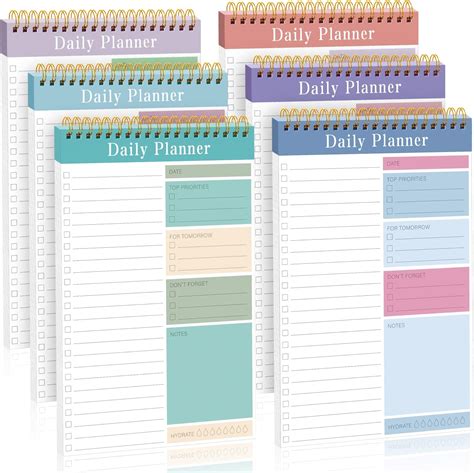 Censen Pack To Do List Notepad Daily Planner Notepad To Do Notebook