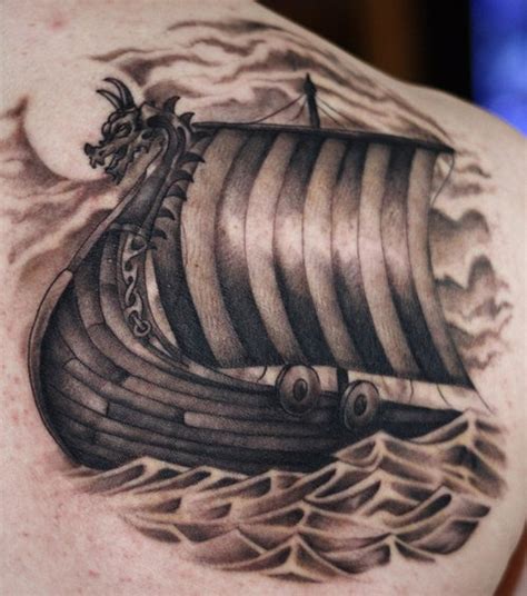 Pin By Manuel Velasco On Vikings 1 Viking Ship Tattoo Ship Tattoo