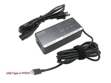 New Genuine Lenovo ThinkPad 65 Watt 20V 3 25A Type C USB AC Adapter