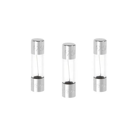 Lot De 3 Fusibles Verre 2 5 A 5 X 20 Mm