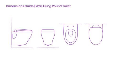 TOTO Aquia Wall-Hung Toilet Dimensions & Drawings | Dimensions.Guide