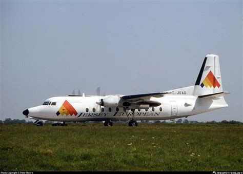 G Jead Jersey European Airways Fokker F Friendship Photo By Peter