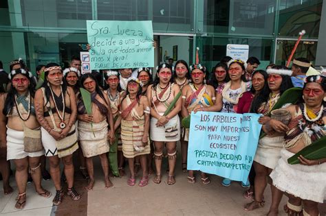 Waorani Women Forces Judge To Call Lawyers To The Bench Hearing For