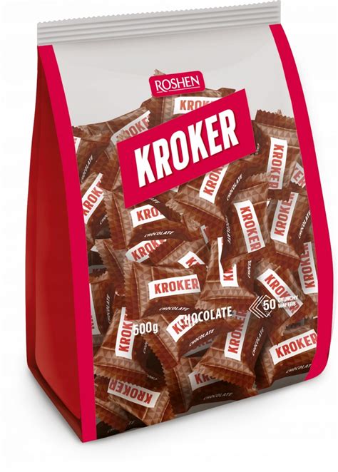 Roshen Wafle Kakaowe Kroker W Czekoladzie 500g 15148984841 Allegro Pl