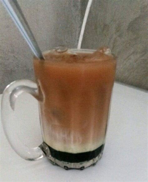 Leaves Teh C Special Layer Syrup Bottol Gula Apong Three Tea Pandan