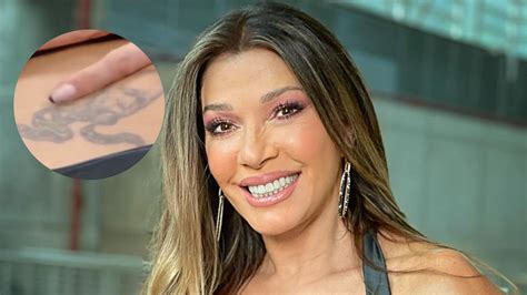 Catherine Fulop mostró un tatuaje íntimo del cual está muy arrepentida