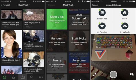 Imgur Updates Mobile Apps To Support Ipad 3d Touch And Material Design The Verge