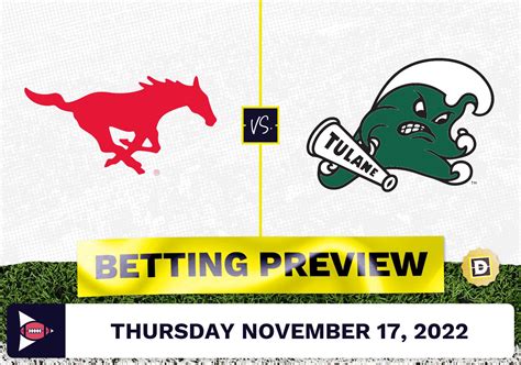 Southern Methodist Vs Tulane Cfb Prediction And Odds Nov 17 2022