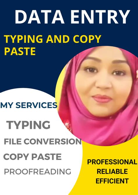 Do Data Entry Typing Documents Copy Paste Work By Hatf2007 Fiverr