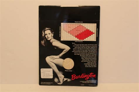 New Vintage Burlington Ultra Sheer Nylons Pantyhose L Gem