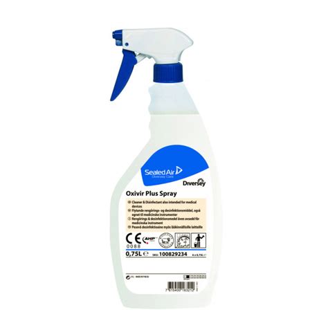 Oxivir Plus Spray Desinfektioaine 750ml Käyttövalmis