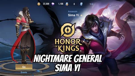 Nightmare General Sima Yi Honor Of Kings Youtube