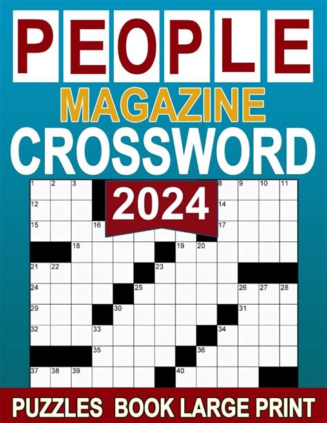 2024 People Magazine Crossword Puzzles Book Large Print Solve Puzzles