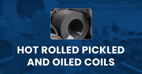 Hot Rolled Pickled Oiled HRPO Coils Supplier Steel Canada