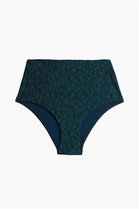 Zimmermann Separates Sculpt Leopard Print High Rise Bikini Briefs ShopStyle Two Piece Swimsuits