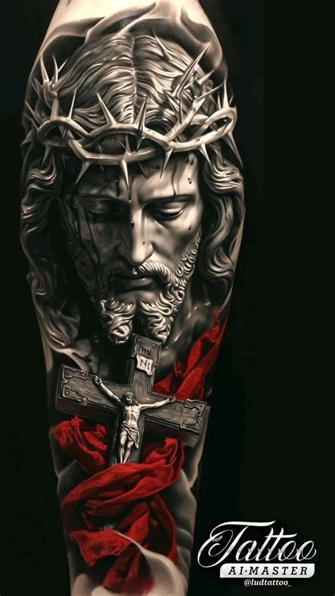 Pin de sweta borodich более 10 млн em татуировки 3д Tatuagem de jesus