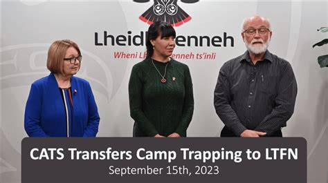 Ltfn Camp Trapping Update Lheidli Tenneh First Nation Prince