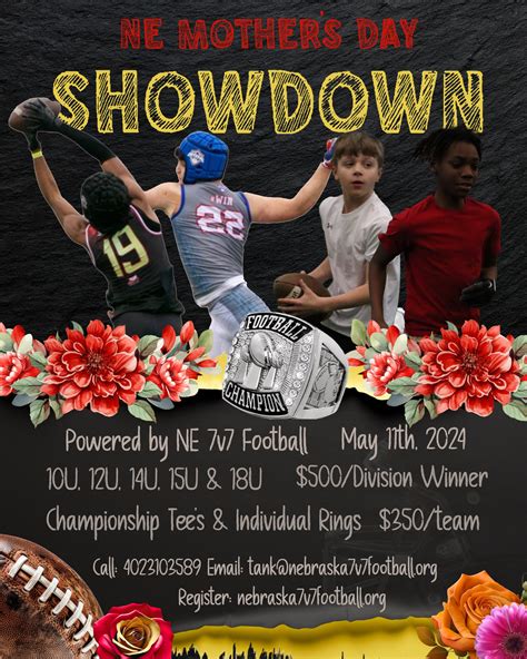 Ne Mothers Day Showdown 10u 12u And 14u Nebraska 7v7 Football