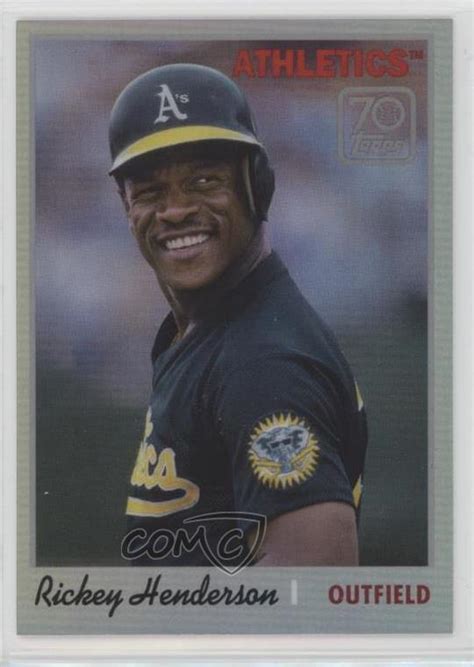 Topps Chrome Years Of Topps Baseball Rickey Henderson Ytc