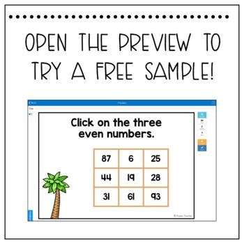 Odd and Even Numbers Digital Task Cards by Alyssa Teaches | TpT