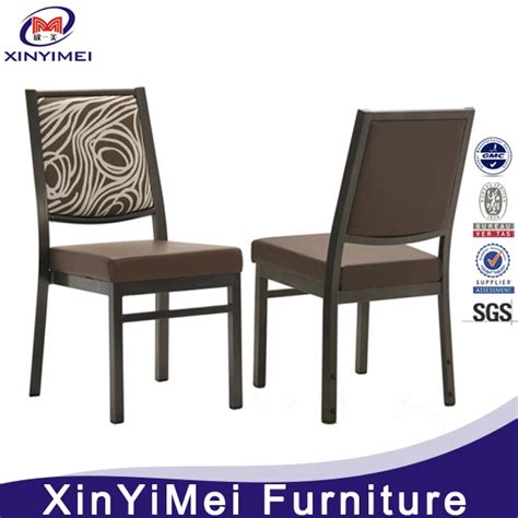 Hotel Furniture Dining Room Metal Imitated Wood Chair XYM H28 Hotel