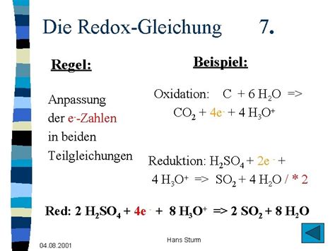 Redoxreaktion Aufstellen Von Redoxgleichungen Einfuhrung Inkl Ubungen Hier Wird Durch Das