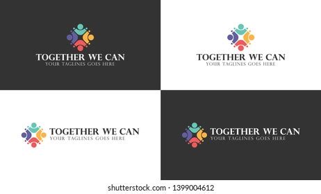 Together We Can Logo Vector Stock Vector (Royalty Free) 1399004612 | Shutterstock